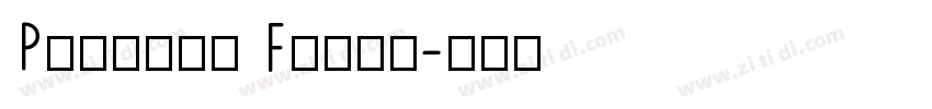 Printer Fonts字体转换